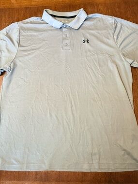 Under Armour Men’s 4XL Silver Polo Shirt